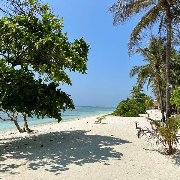 homokos part, Hulhumalé, Maldív-szigtek