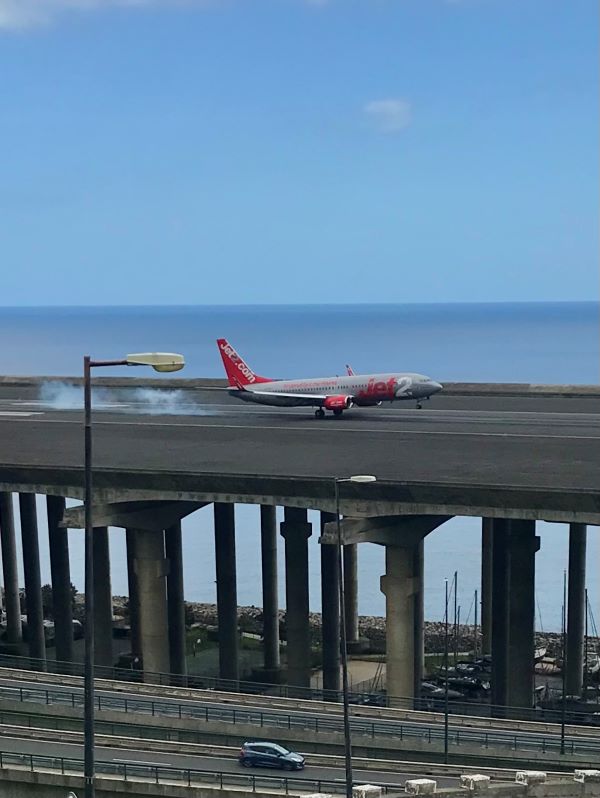 kifutópálya Madeira, Portugália, Funchal reptér