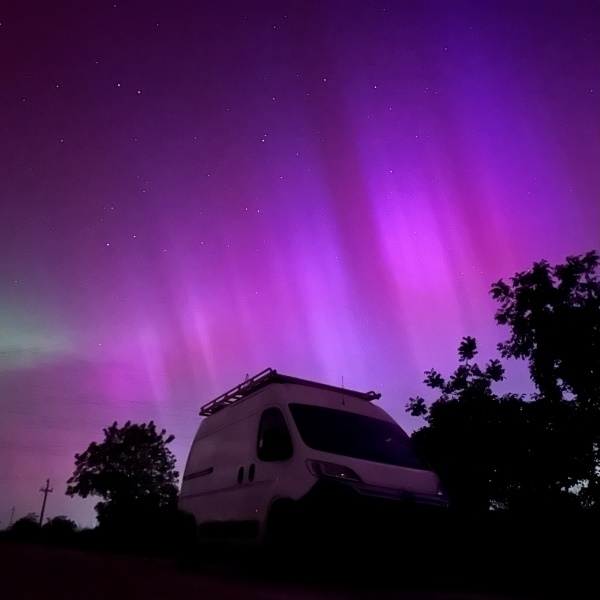 Aurora Borealis, sarki fény Magyarországon